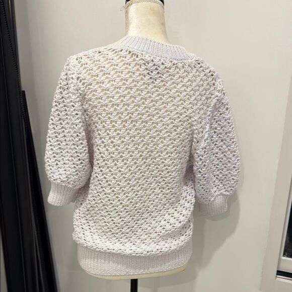 Design History White Button-Up Women's Cardigan - Picture 12 of 12